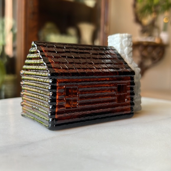 Vintage Avon Homestead Decanter Deep Woods After Shave Cologne Glass Bottle 1970 - Picture 6 of 11